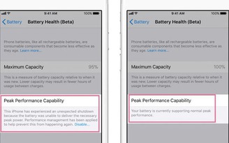 iOS 11.3 giúp quản lý hiệu suất CPU