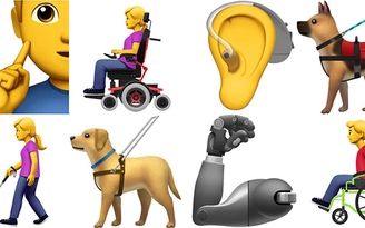 Apple đề xuất 13 emoji đại diện cho người khuyết tật