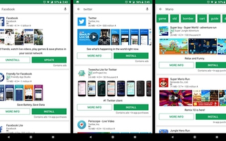 Google Play Store bắt đầu giới thiệu ứng dụng Lite và Android Go