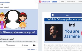Ứng dụng câu đố Nametests.com làm lộ thông tin 120 triệu người dùng
