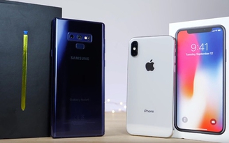 Galaxy Note 9 'so găng' iPhone X