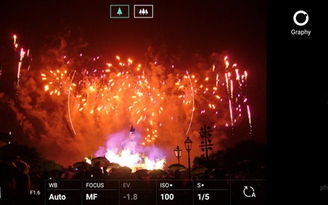 Cách chụp ảnh pháo hoa trên smartphone