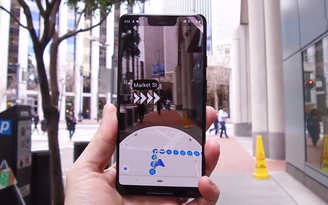 Google Maps AR mở rộng điều hướng đi bộ