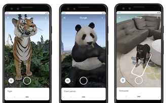 Google Search hỗ trợ tìm kiếm động vật hiển thị dạng AR