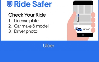 Uber thêm tính năng cảnh báo an toàn