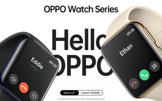 Oppo tiết lộ smartwatch sắp ra mắt giống Apple Watch