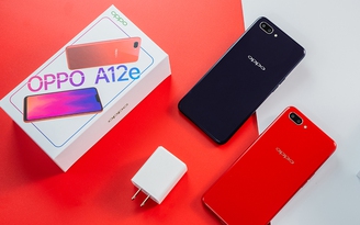 Oppo trình làng smartphone giá rẻ A12e, trang bị camera kép