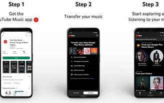 Có thể chuyển thư viện Google Play Music sang YouTube Music