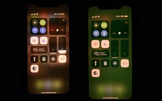 iPhone 11 gặp hiện tượng màn hình ám xanh