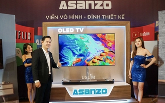 Asanzo ra mắt TV uSlim dùng tấm nền OLED siêu mỏng