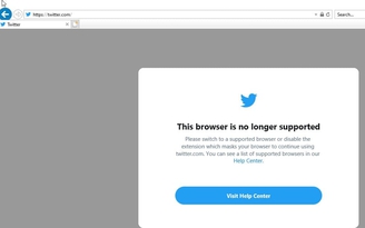 Twitter ngừng hỗ trợ Internet Explorer 11