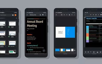 Google Docs, Sheets và Slides được cập nhật giao diện tối