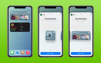 Spotify ra mắt widget hỗ trợ iOS 14