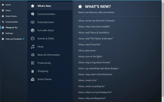 Alexa cho Windows 10 bổ sung nhiều tính năng mới