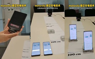 Sau Xiaomi, đến lượt Motorola trình diễn công nghệ sạc vô tuyến