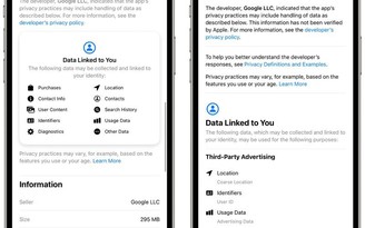 Google thêm nhãn App Privacy cho Gmail
