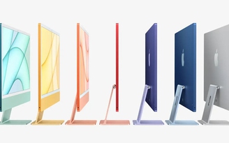 Apple iMac M1 ra mắt với thiết kế mỏng hơn, màu sắc tươi sáng
