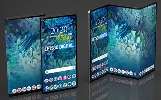 Samsung lộ bản thiết kế thiết bị gập 3 màn hình