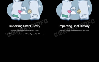 WhatsApp sắp cho phép di chuyển lịch sử trò chuyện giữa Android và iOS