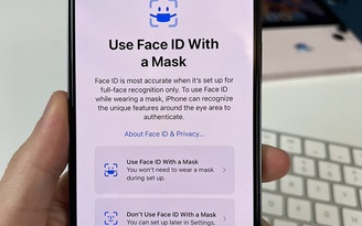 iOS 15.4 beta cho phép mở khóa Face ID khi đeo khẩu trang