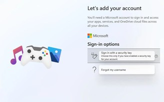 Người dùng cần có tài khoản Microsoft và internet để cài Windows 11 Pro