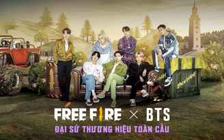 Nhóm nhạc BTS trở thành đại sứ thương hiệu toàn cầu của Free Fire