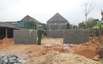 Một hộ dân xây nhà ở trục lợi đền bù trên dự án cao tốc Bắc - Nam