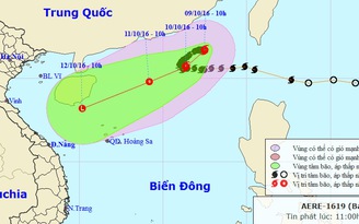 Bão số 6 gây mưa giông kèm gió giật mạnh