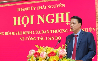 Phó chủ tịch UBND tỉnh được chỉ định làm Bí thư Thành ủy Thái Nguyên