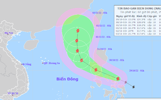 Tin tức thời tiết hôm nay 29.10.2022: Bão Nalgae đang áp sát Biển Đông, giật cấp 12