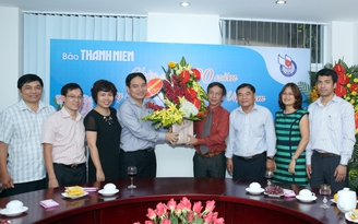 Bí thư thứ nhất Trung ương Đoàn thăm, chúc mừng Báo Thanh Niên