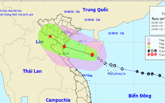 Bão số 2 đang giật cấp 10, có cường độ và hướng đi ‘rất khó lường’