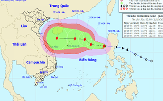 Dự báo thời tiết hôm nay 21.10.2020: Bão số 8 giật cấp 10, hướng vào Hoàng Sa