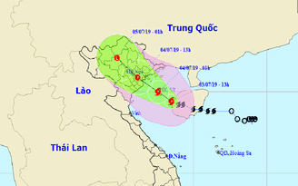 Bão số 2 giật cấp 11 đã vào vịnh Bắc bộ, sẽ đổ bộ Quảng Ninh - Ninh Bình