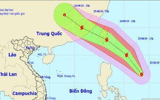 Bão Bailu gây gió giật cấp 11 ở gần Biển Đông