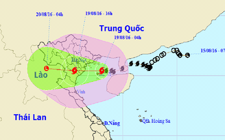Bão số 3 giật cấp 11 - 13 đang tiến vào Hải Phòng đến Ninh Bình