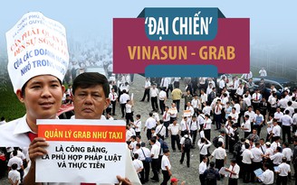 'Đại chiến' Vinasun - Grab: Tạm dừng phiên tòa đến 22.11