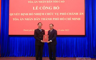 Bổ nhiệm ông Quách Hữu Thái giữ chức vụ Phó chánh án TAND TP.HCM