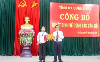 Hai huyện của Quảng Trị có tân Bí thư Huyện ủy trong một ngày, cùng tên Quảng