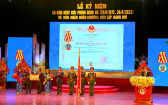 TP.Đông Hà nhận Huân chương Độc lập hạng nhì nhân kỷ niệm 50 năm giải phóng