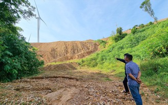 Quảng Trị yêu cầu các công ty điện gió bồi thường do sạt lở đất trước 15.11