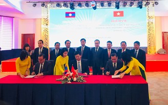 Hội đàm cấp cao 3 tỉnh Quảng Trị - Savanakhet - Salavan: Ký kết nhiều văn bản hợp tác quan trọng