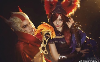 Cosplay cặp đôi hoàn hảo Xayah - Rakan phiên bản Nga