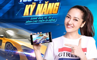 Bảo Anh ‘drift cháy phanh’ trong ZingSpeed Mobile