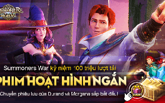 Đạt 100 triệu lượt tải, Summoners War liền tung ra phim hoạt hình đặc sắc