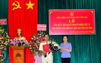 Ông Ngô Văn Hối giữ chức Viện trưởng Viện KSND tỉnh Tây Ninh