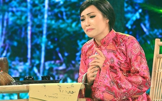Phương Thanh khóc nức nở khi tham gia chương trình hài