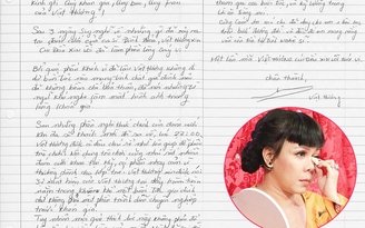 Việt Hương viết thư tay xin lỗi vụ giễu cợt thô tục trong đám cưới Đình Bảo