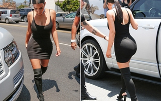 Kim Kardashian khoe ba vòng nóng bỏng sau sinh
