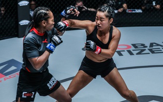Bi Nguyễn quyết thắng knock-out đối thủ Puja Tomar